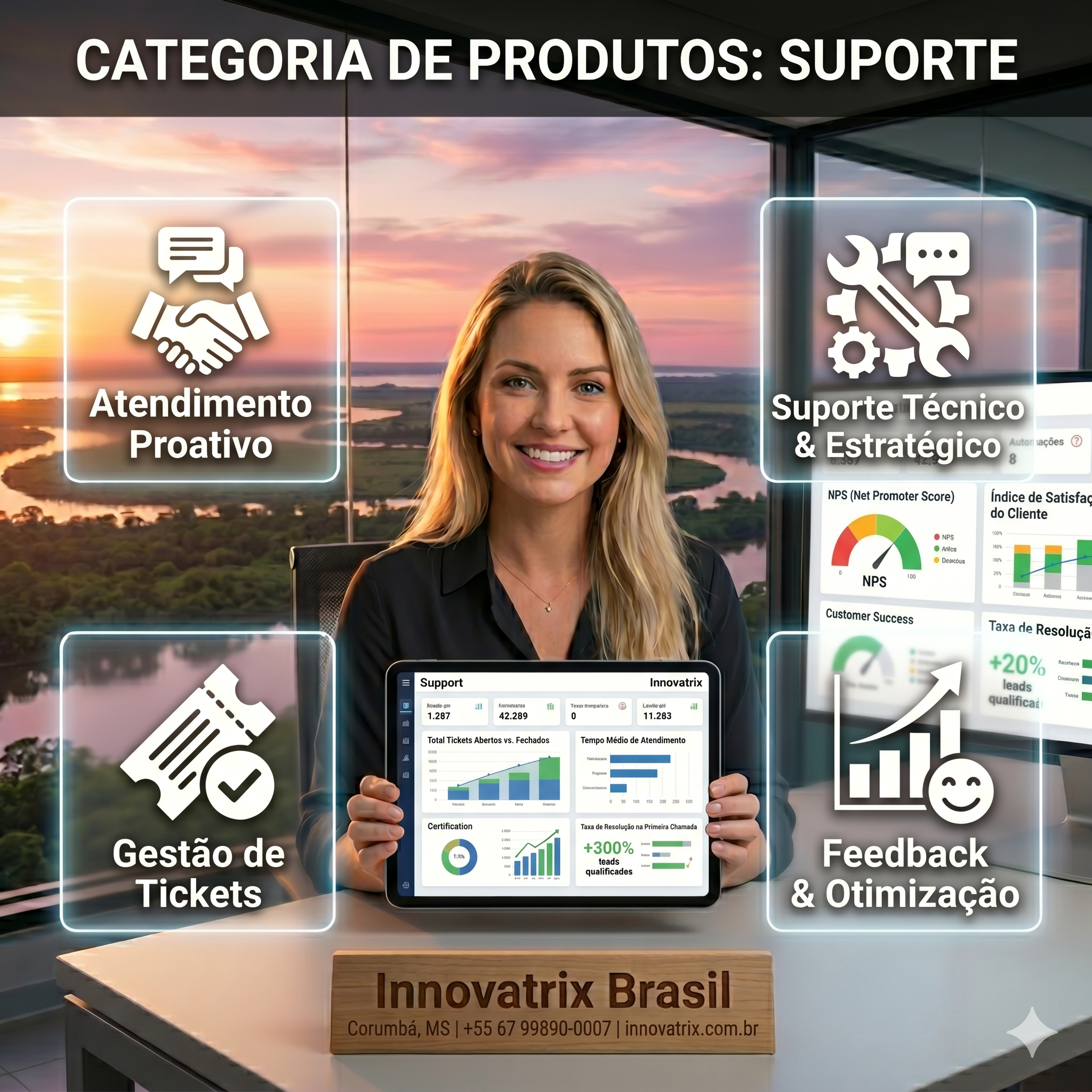 Suporte Técnico, Estratégico e Gestão de Tickets