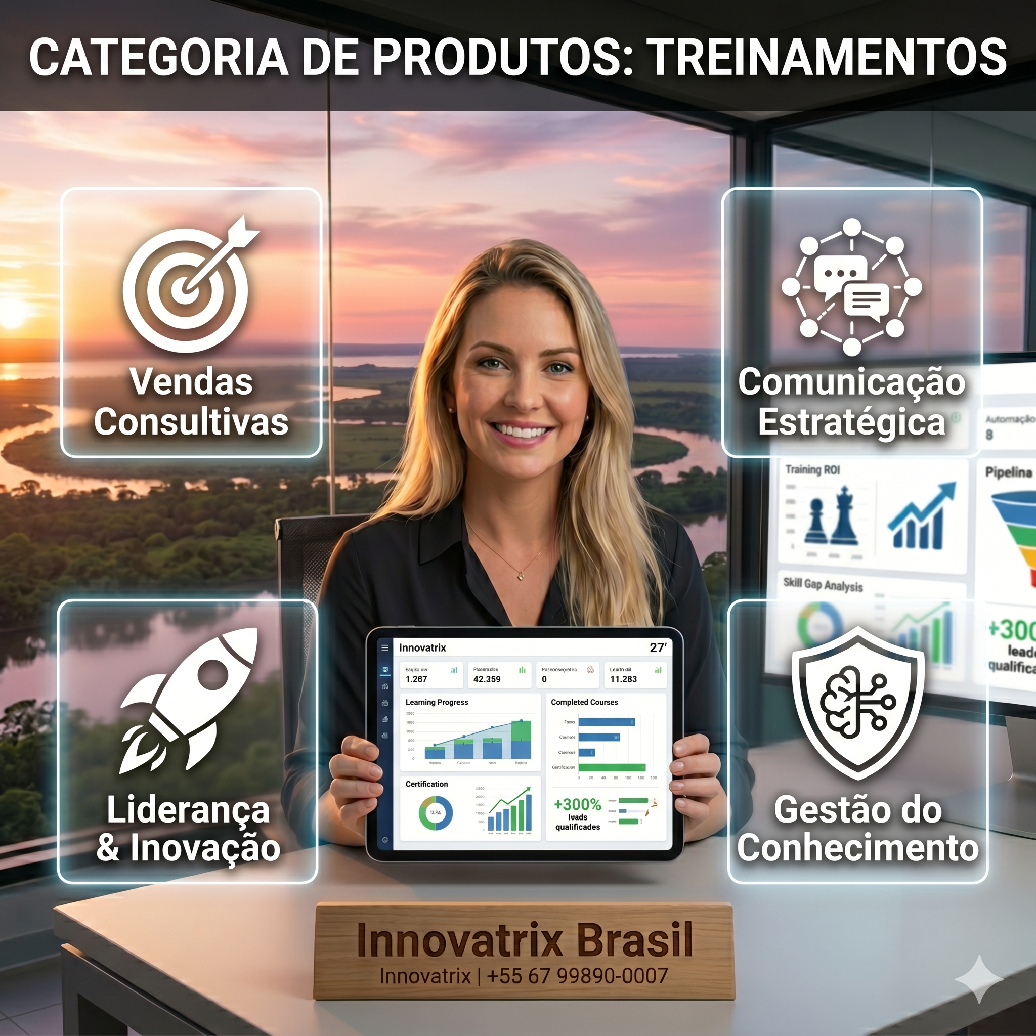 Treinamentos em Vendas, Comunicação e Liderança