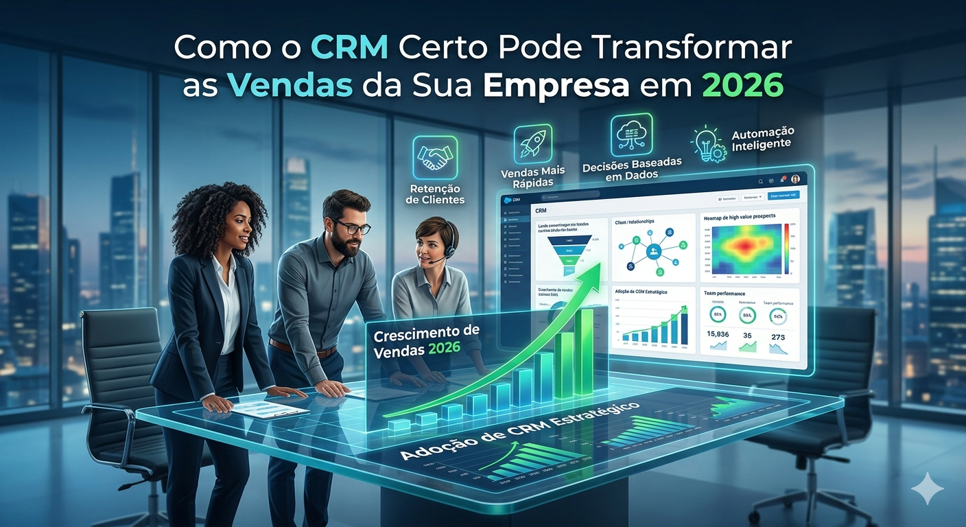 Como o CRM Certo Pode Transformar as Vendas da Sua Empresa em 2026
